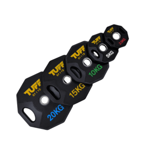 tuff-fit-10-sided-pvc-Olympic-weight-plate-2.5kg-25kg-sri-lanka.jpg.png TUFF Fit 10-Sided PVC Olympic Weight Plates โ Commercial Series