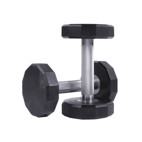 TUFF Fit 12-Sided CPU Dumbbell 2.5KG–50KG – Premium Commercial Series