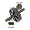 TUFF Fit Dual-Wheel AB Roller – Core Strength Series