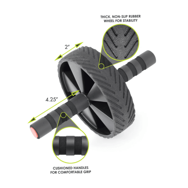 TUFF Fit Dual-Wheel AB Roller – Core Strength Series