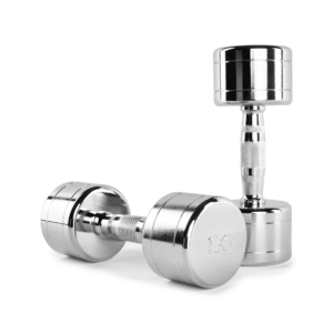 TUFF Fit Chrome Dumbbells 1KG–10KG – Commercial Series