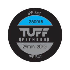 TUFF Fit IPF Competition Barbell 20KG – Professional Competition Series