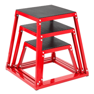 TUFF Fit Steel Plyometric Box Set – 3 Height Jump Training System