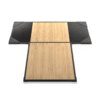 TUFF Fit Weightlifting Platform T-Shape – Rubber Granulate Drop Zones