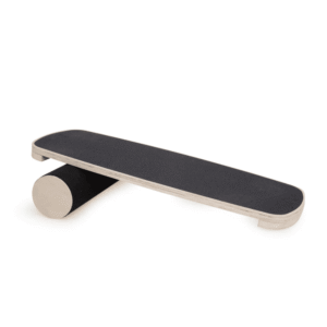 TUFF Fit Wooden Surf Balance Board with Cork Roller – Advanced Balance Training Series