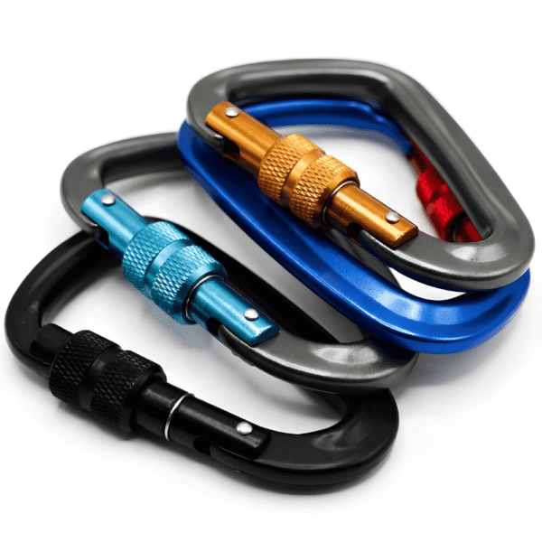 TUFF Fit Heavy-Duty Aluminum Screw-Lock Carabiner 25kN